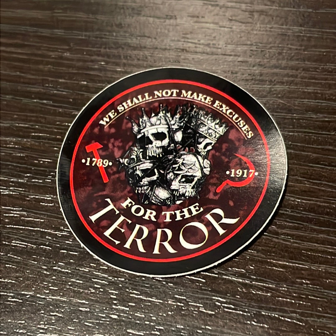 5x “Red Terror” Stickers