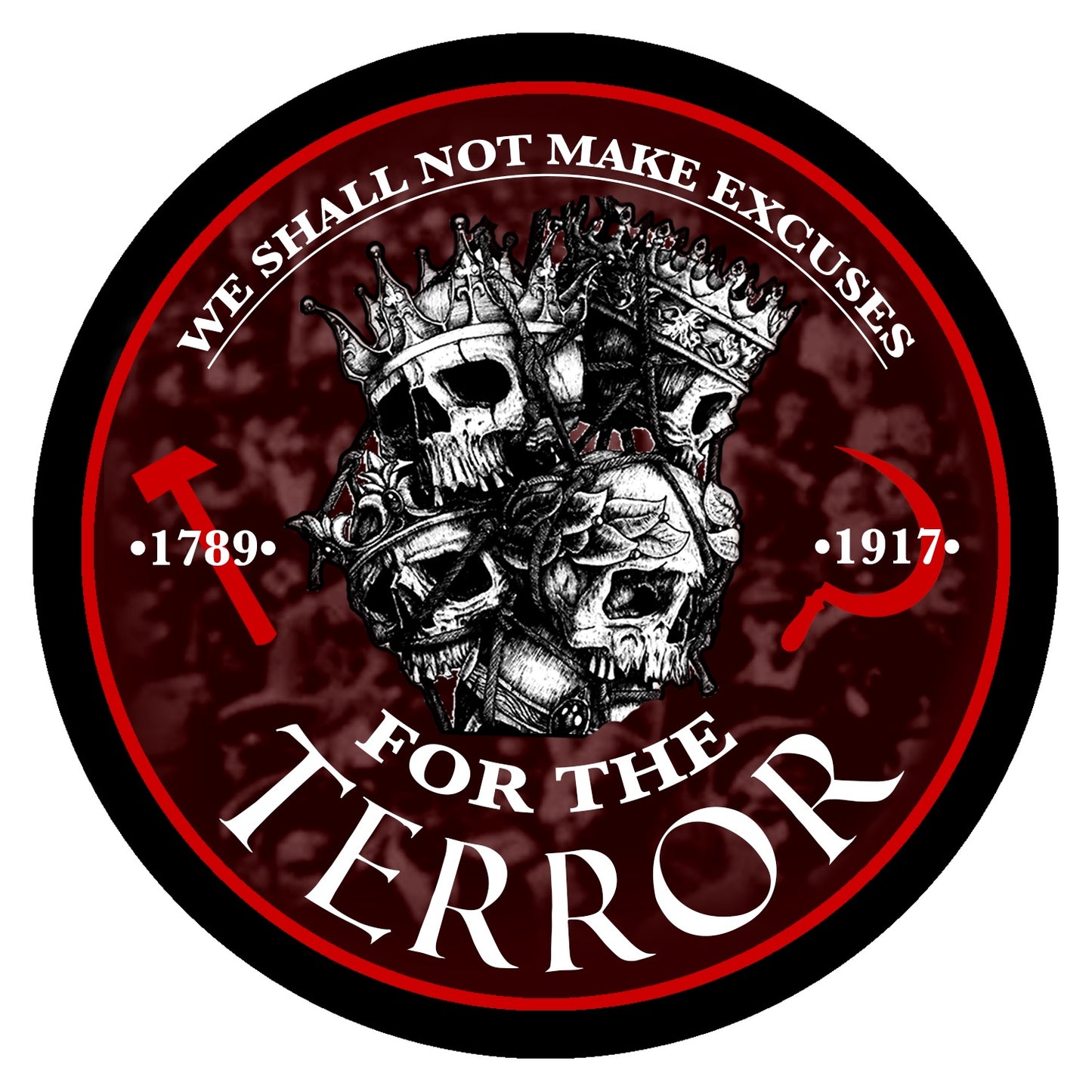 5x “Red Terror” Stickers